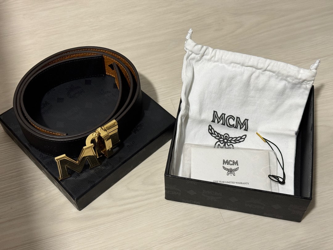 MCM Claus M Buckle only Luxury Accessories on Carousell