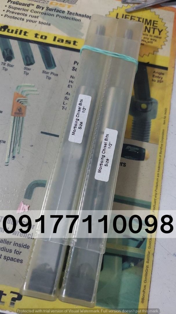 Mortise drill bit 3/4 (Category: Construction Tools & Equipment) located in Manila. Submitted by joeyroque09 (Listing ID 1336398323, Image 3). Description: .