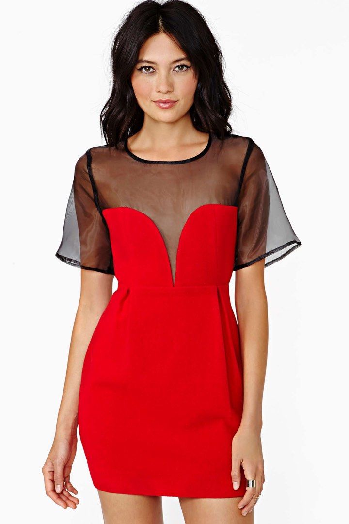 open lace back dress Il Rosso