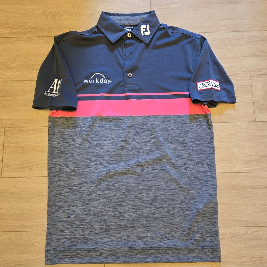 New Footjoy x Audemars Piguet PGA Tour Issue Golf Shirt Size Small