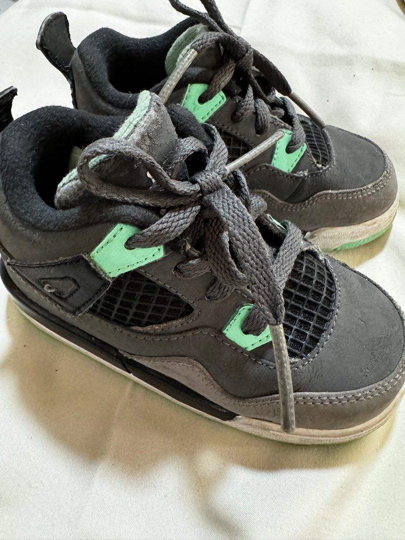 Nike Air Jordan Retro 4 Kids Babies Kids Babies Kids Fashion on Carousell