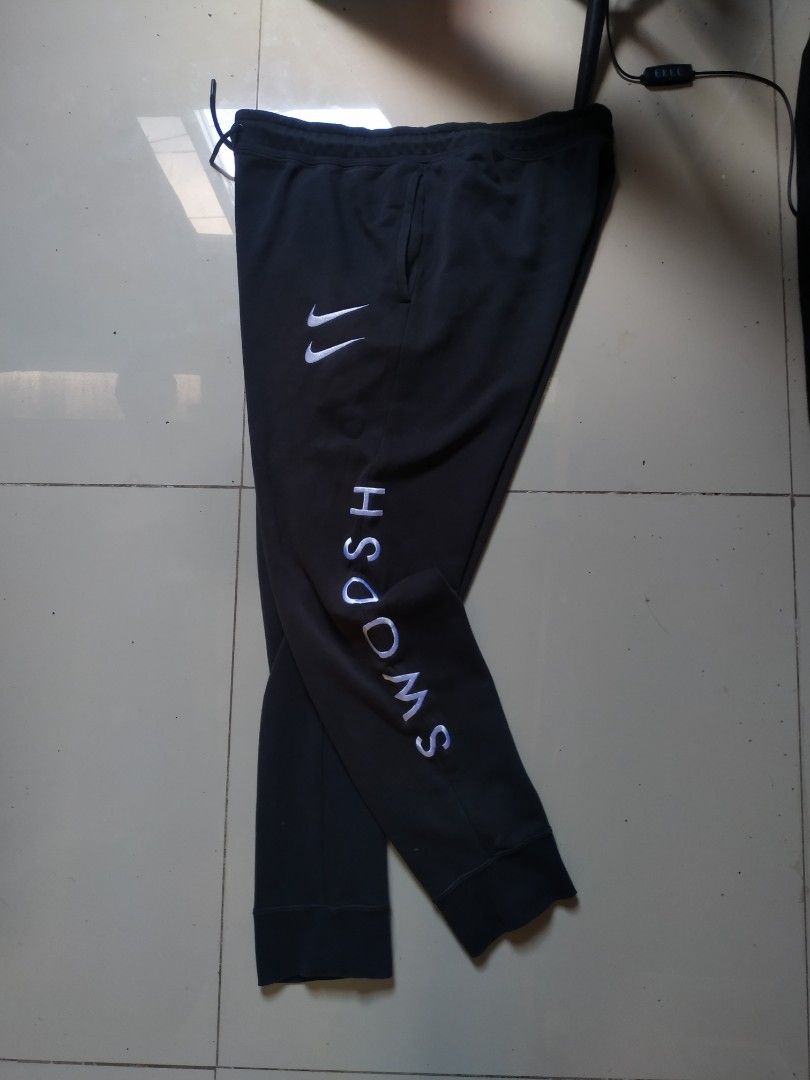 NIKE DOUBLE SWOOSH SWEATPANTS Men s Fashion Bottoms Joggers on Carousell