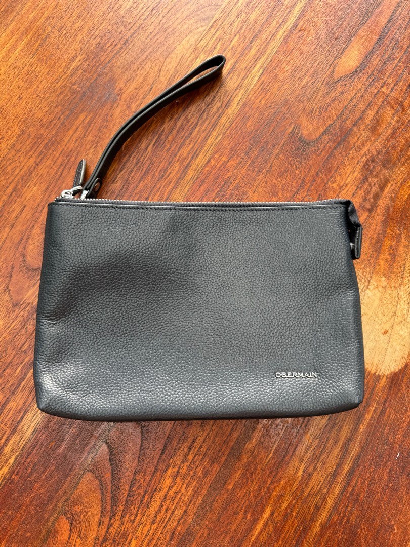 Obermain full leather clutch bag Women s Fashion Bags Wallets Purses Pouches on Carousell