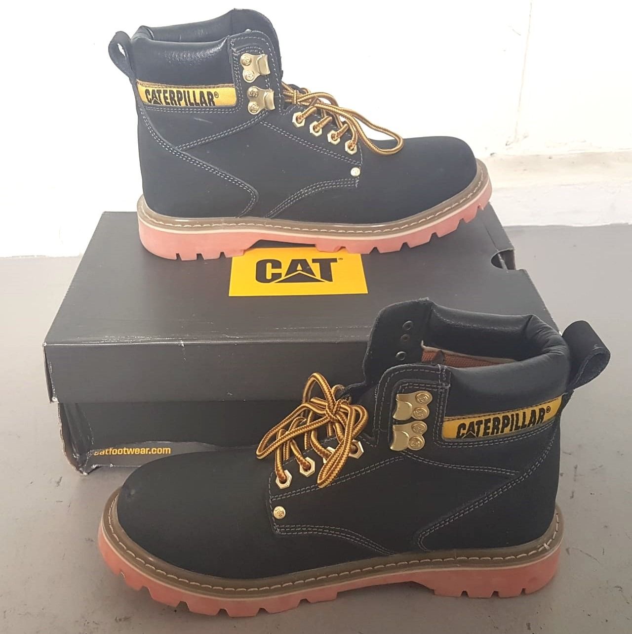 Original™ CAT Leather Boots, High Top Martin Boots, Caterpillar