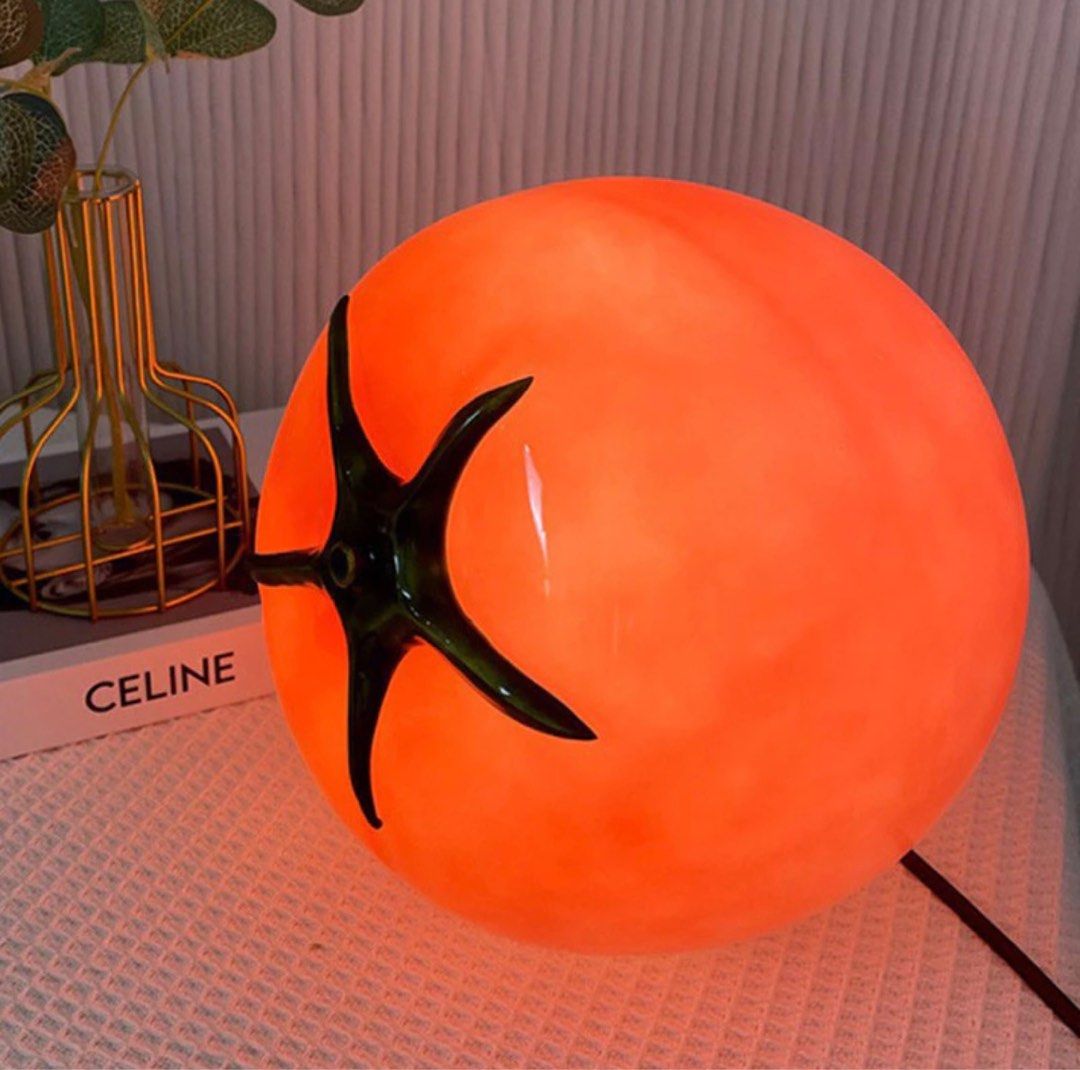 PRE-ORDER | Alaia Tomato Lamp (Category: Lighting) located in Manila. Submitted by _marganicole (Listing ID 1336408918, Image 3). Description: Pre-order (ETA 5-7 days) Once the item is on-hand we can do lalamove same day delivery or thru J&T, LBC🤍 About Alaia Tomato Lamp👀 - Size: Diameter: 22CM - Light source: LED - Color : Red, orange, yellow - Additional features: ambient light - Voltage: 110-220 .