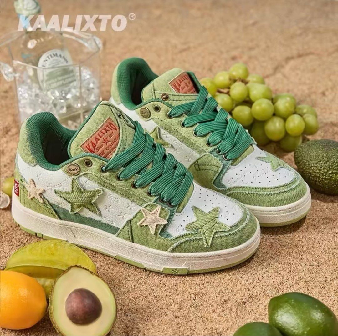 retro star sneakers avocado Luxury Sneakers Footwear on Carousell