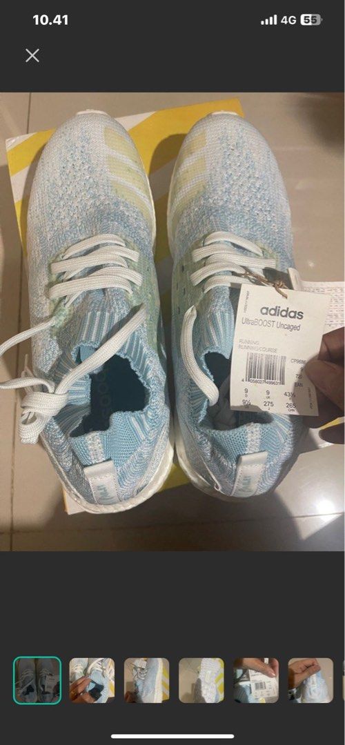 Sepatu Sneaker Adidas Ultraboost Parley 100% ORIGINAL, Fesyen Pria