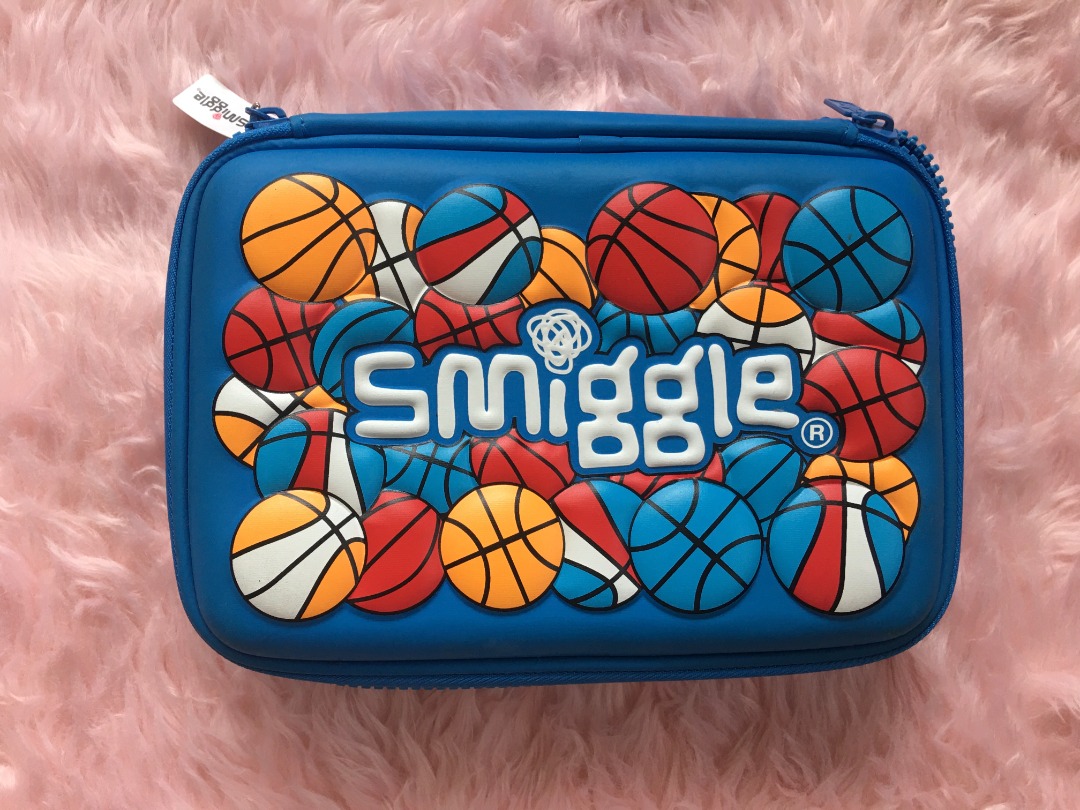 Smiggle Hardtop Pencil Case - Ball Design, Hobbies & Toys, Stationary ...