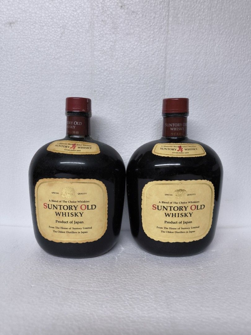 Suntory old whisky 760ml, 嘢食& 嘢飲, 酒精飲料- Carousell