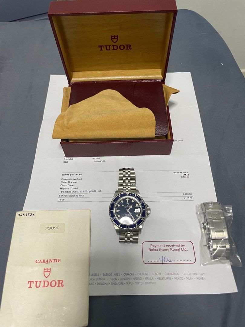 Tudor 79090 bracelet clearance