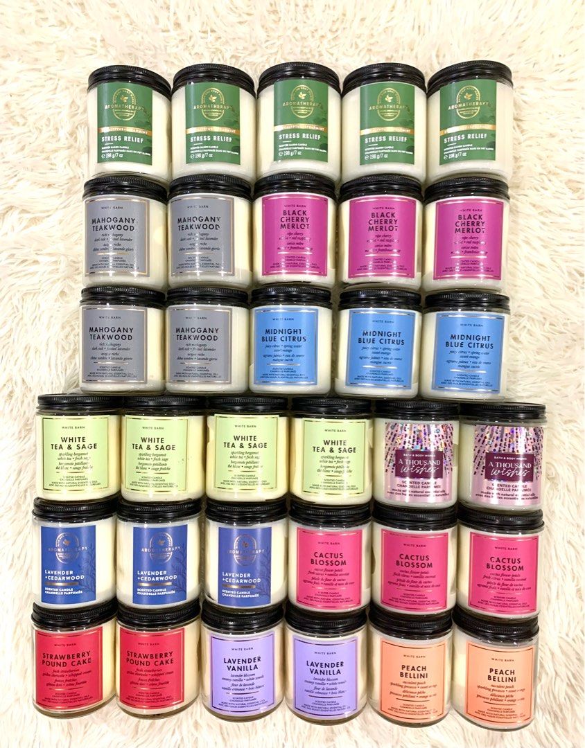 White Barn and Bath & Body Scented Candles (Category: Bath) located in Manila. Submitted by donaldann (Listing ID 1336457606, Image 1). Description: .