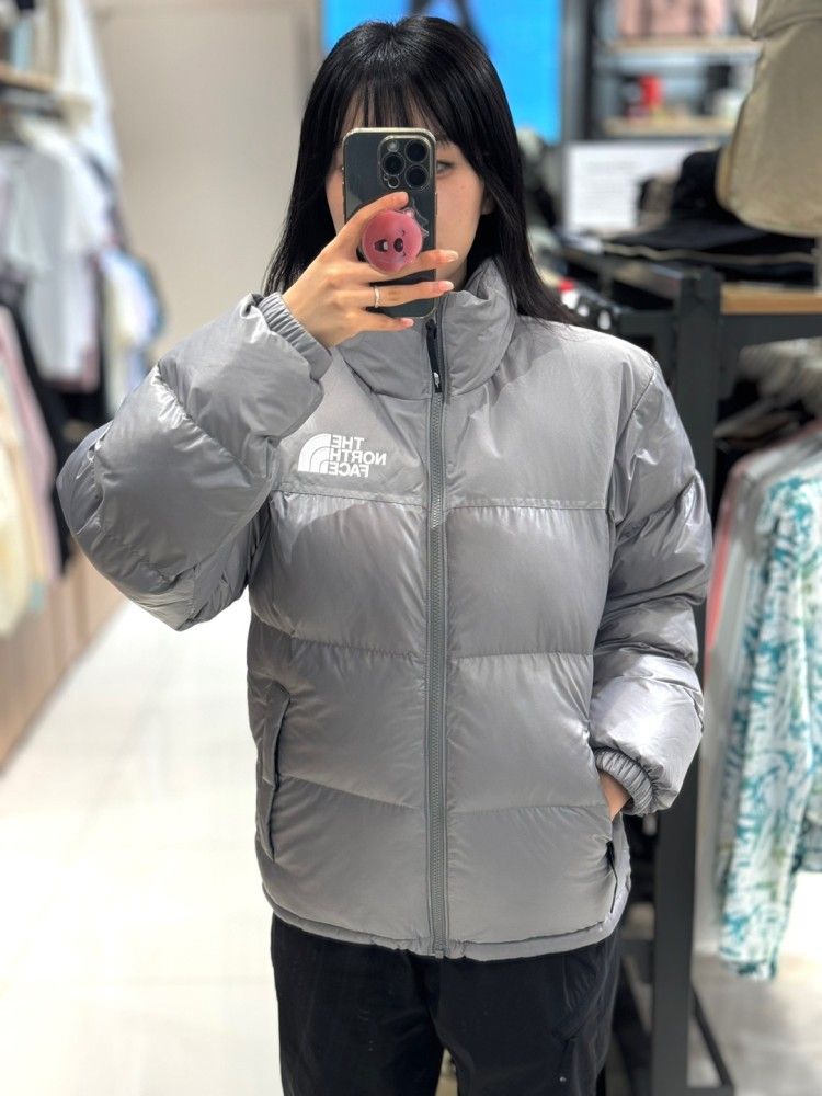 North face grey winter jacket store
