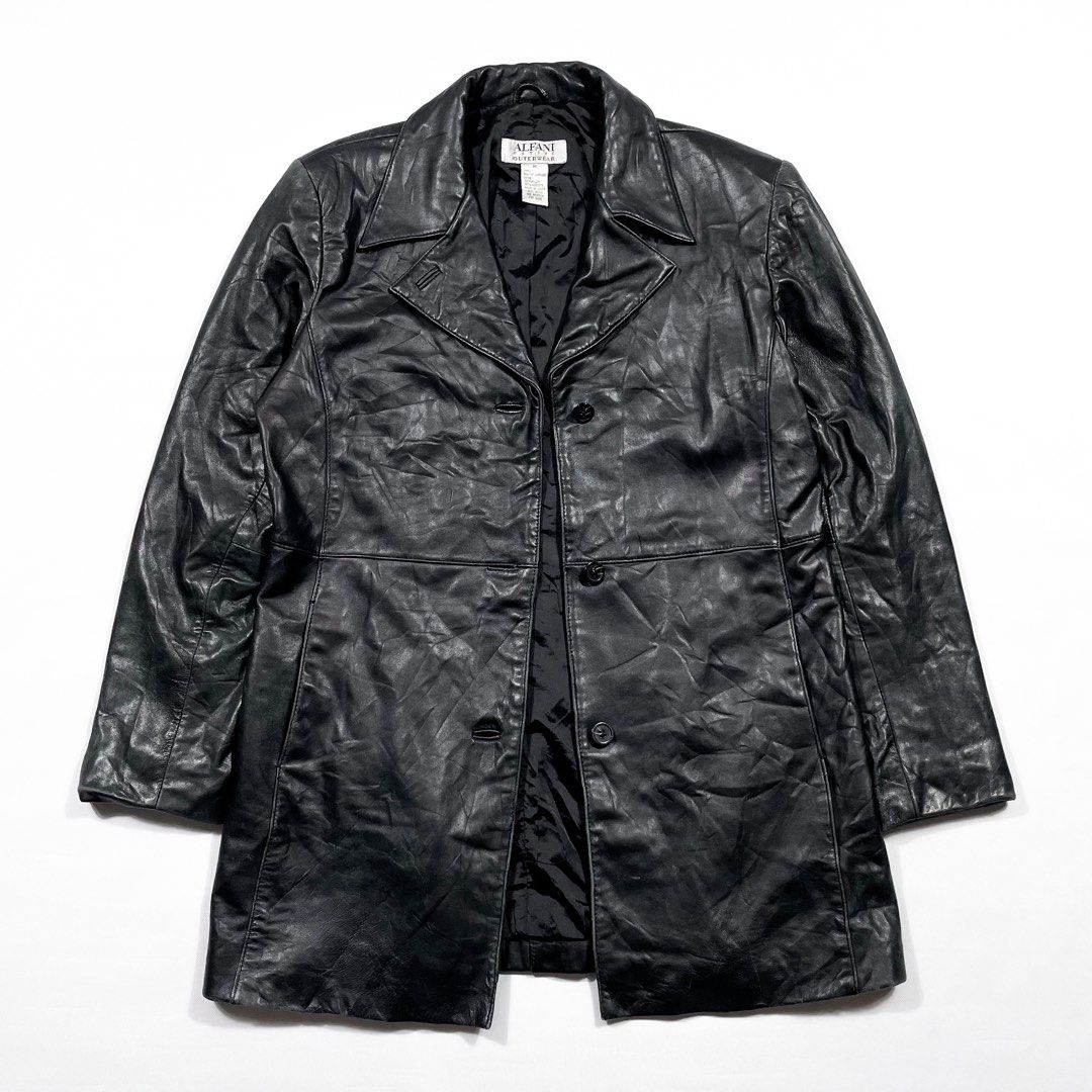 Alfani genuine leather jacket clearance