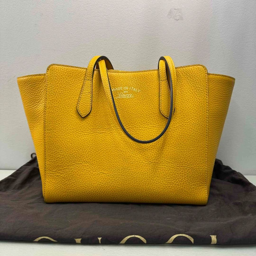Gucci bag with yellow handle discount