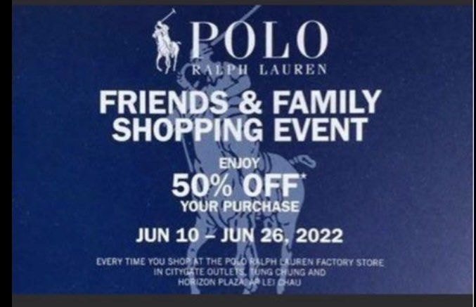 Polo friends and family coupon top