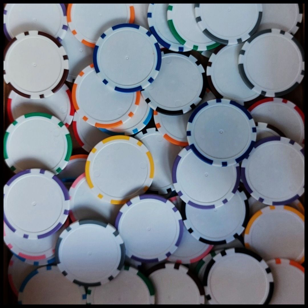 ABS Printable Blank Poker Chip 11.5g Use with Custom Labels or Direct UV Print, Hobbies &amp; Toys ...