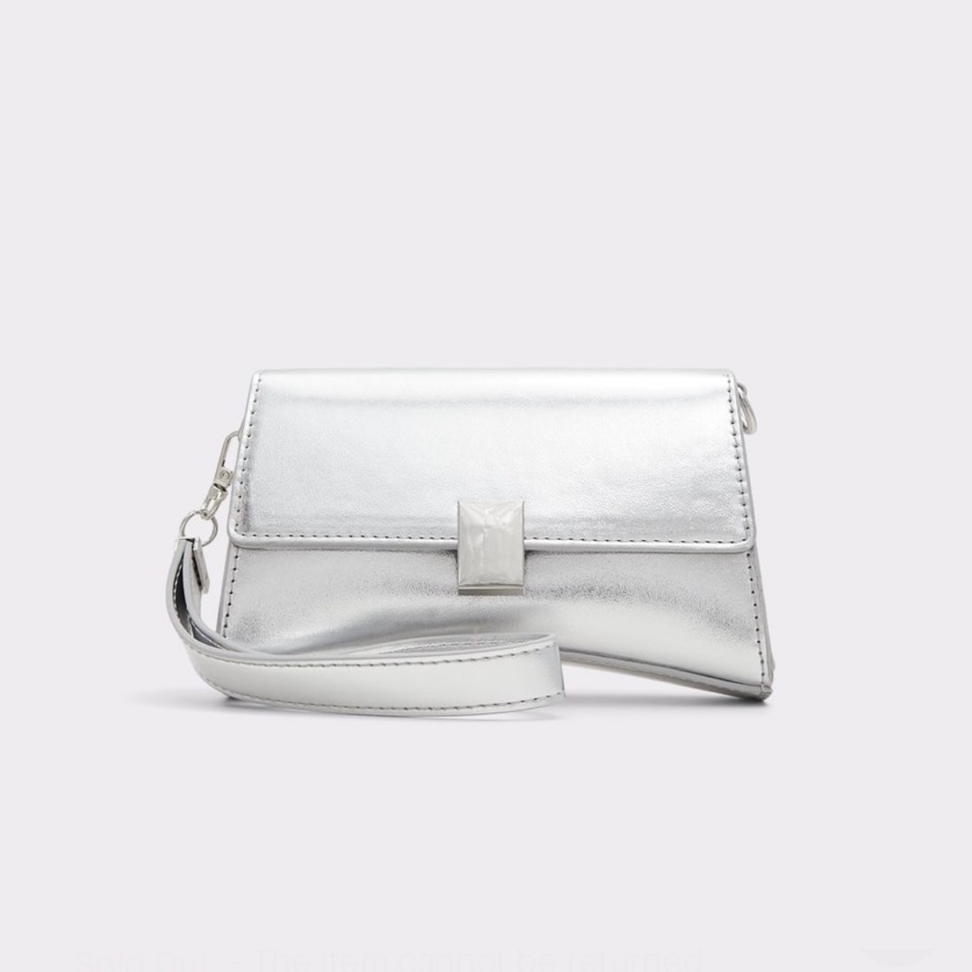 Aldo silver clutch sales