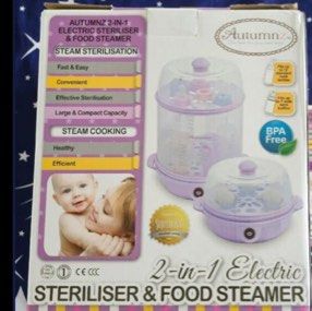Autumnz Electronic Steriliser Food Steamer, Babies Kids