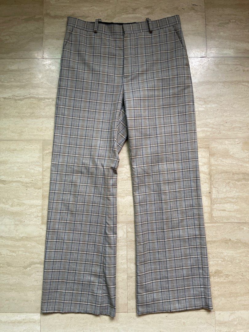 Balenciaga prince of wales trousers store