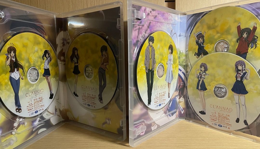 BD 中字Blu-ray CLANNAD ～AFTER STORY～1-21,影二つ,夏休みの出来事,智代編, 50BD, 5碟, 興趣及遊戲,  音樂、樂器& 配件, 音樂與媒體- CD 及DVD - Carousell