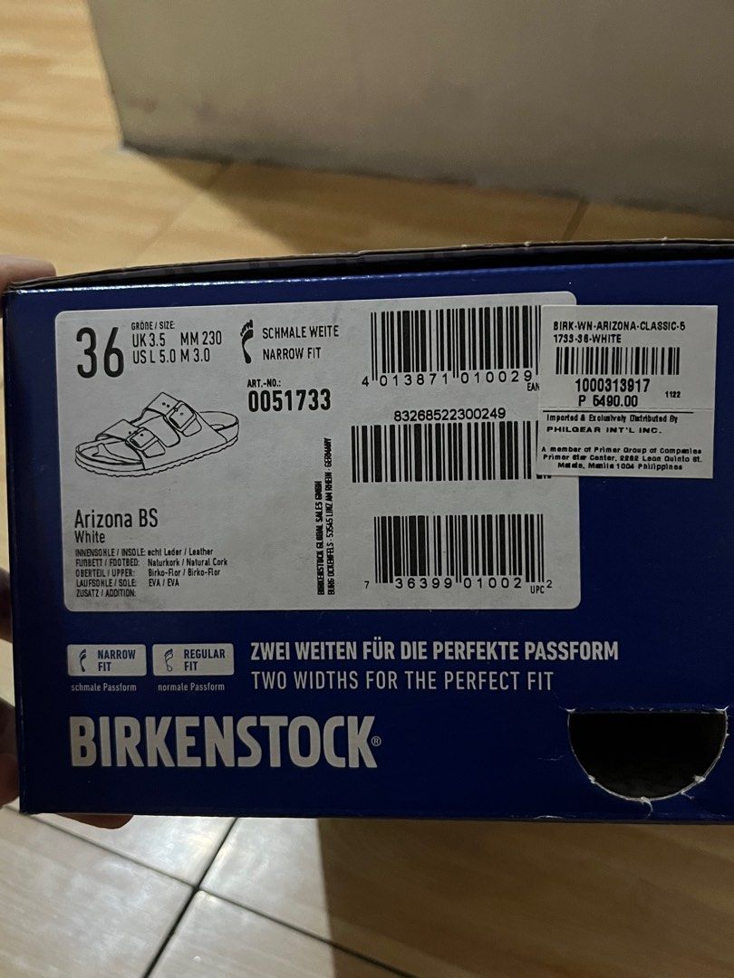 Birkenstock Arizona (Category: Slippers and slides) located in Quezon City. Submitted by heyitsleah (Listing ID 1336674069, Image 2). Description: Used once Size 36 Bought in Restoerun Gateway Mall Cubao.