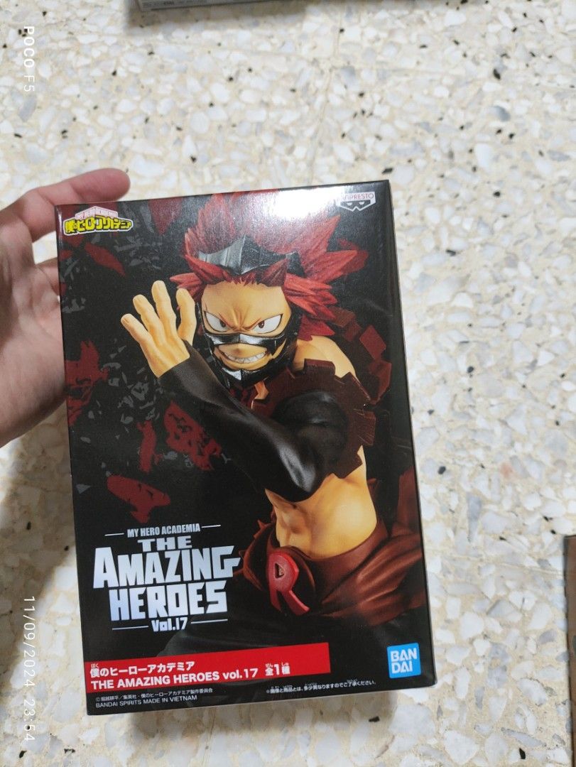 Boku no Hero Academia MHA BNHA The e Amazing Heroes Vol 17 Kirishima Red Riot Anime Figure Figurine Statue Kuji DXF Grandista Figuarts Megahouse POP Taito Banpresto Sega Bicute Furyu Taito Banpresto Sega (Category: Toy Figures) located in Singapore. Submitted by toyboymen (Listing ID 1336592983, Image 1). Description: .
