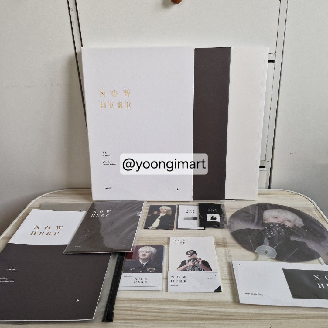 最終値下BTS SUGA マスター写真集from now on、NOW HERE BTS ユンギ SUGA マスター写真集 NOW HERE