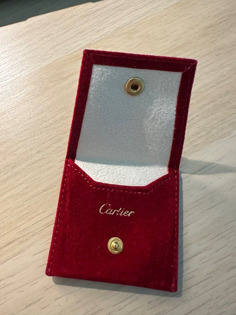 Cartier Pouch Women s Fashion Jewelry Organisers Accessory holder box organisers on Carousell