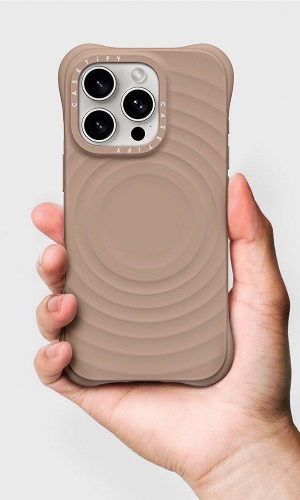 Casetify Ripple case latte for 15 Pro, Mobile Phones Gadgets