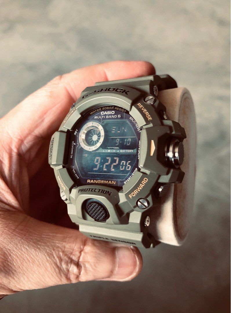 Casio G Shock RANGEMAN GW9400 3 Military Green Men s Fashion Watches Accessories Watches on Carousell