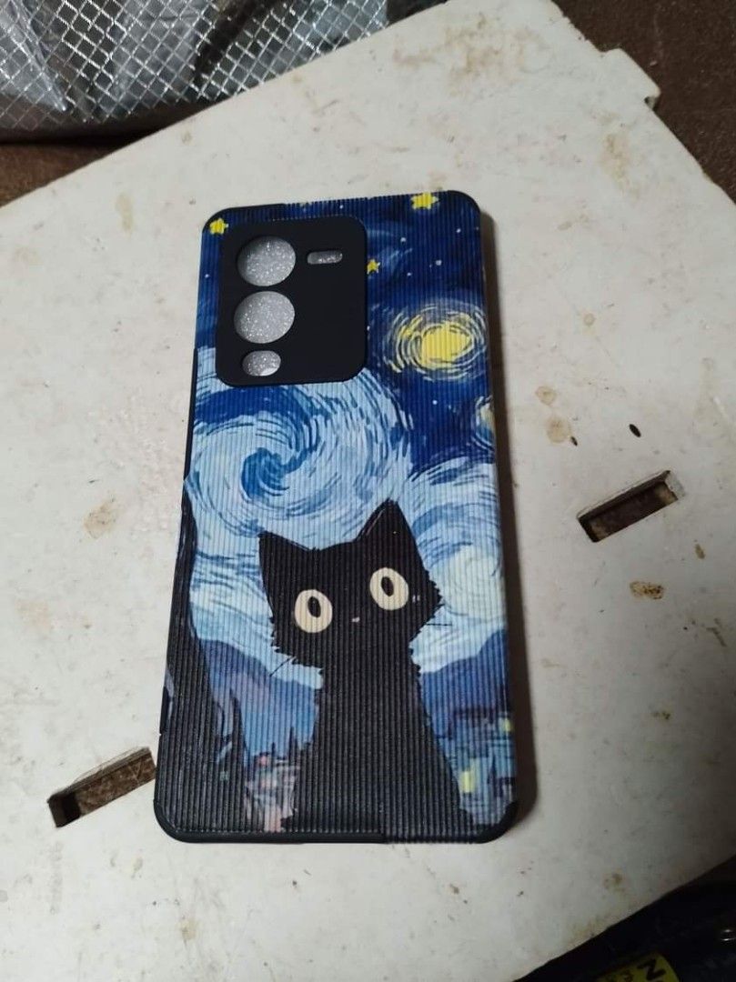 Cat Van Gogh Inspired Mobile Phone Case (Category: Cases & Sleeves) located in Quezon City. Submitted by akosiluna44 (Listing ID 1336589558, Image 1). Description: for S15 pro G new #catphonecase #vangogh #phonecase.