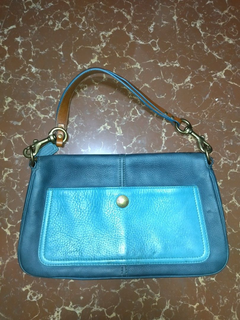 Turquoise coach bag online