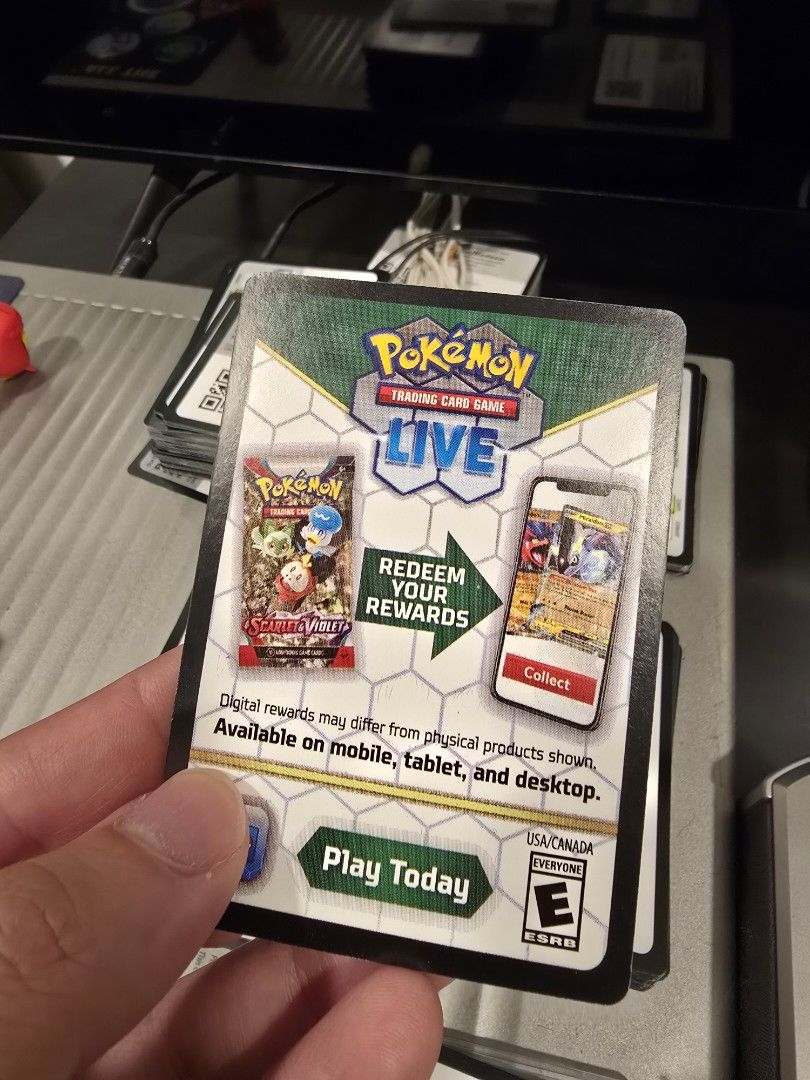 Code cards pokemon tcg live, Hobbies & Toys, Toys & Games on Carousell