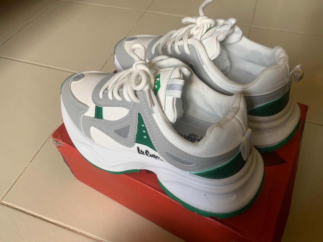 Dan s X Lee Cooper Green Women s Fashion Footwear Sneakers on Carousell