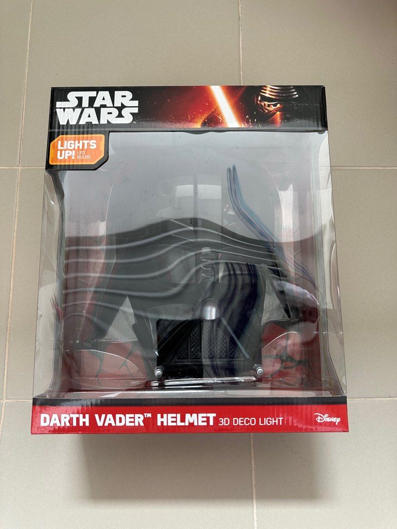 Darth Vader Helmet Light Sabre Star Wars 3D Decor Light