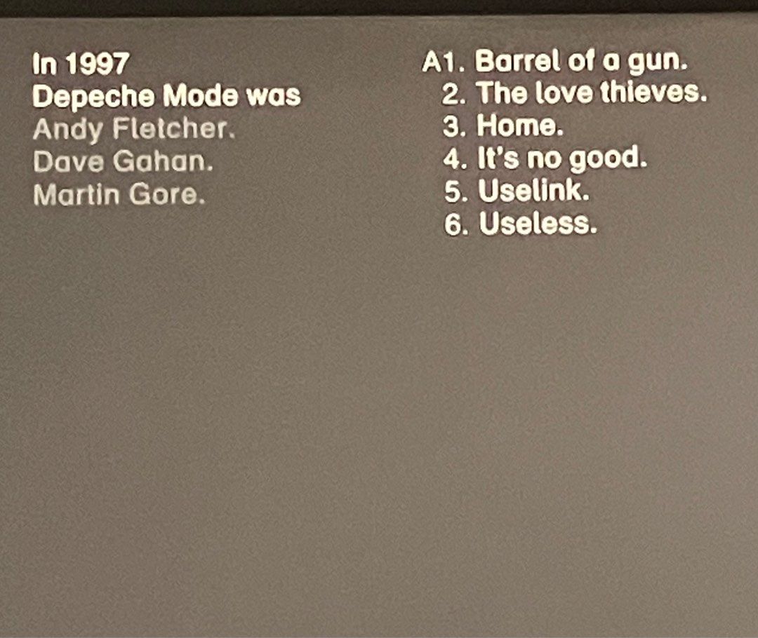 DEPECHE MODE Ultra Vinyl LP (Category: Vinyls) located in Paranaque City. Submitted by d33t00 (Listing ID 1336637890, Image 3). Description: DEPECHE MODE Ultra Vinyl LP Tracklist: A1 Barrel Of A Gun A2 The Love Thieves A3 Home A4 It’s No Good A5 Uselink A6 Useless B1 Sister Of Night B2 Jazz Thieves B3 Freestate B4 The Bottom Line B5 Insight B6 Junior Painkiller Brand New, sealed, gatefold Made in the EU, 2016 Reissue Preferred meet up at Eastwood