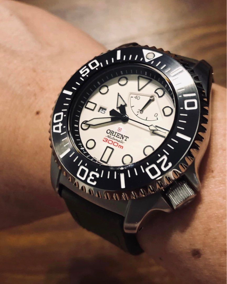 Discontinued Orient Saturation OS 300 Diver Rare White Dial