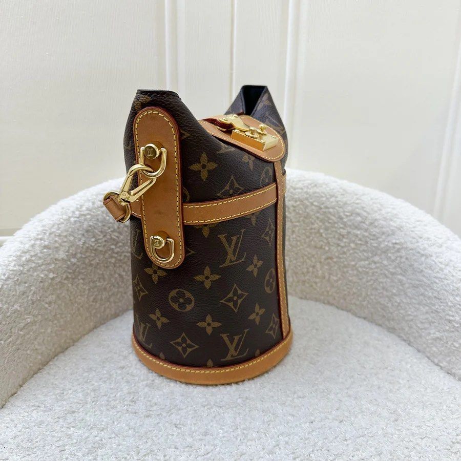 Est Retail 3100 LV Duffle Top Handle Bag in Monogram Canvas and GHW