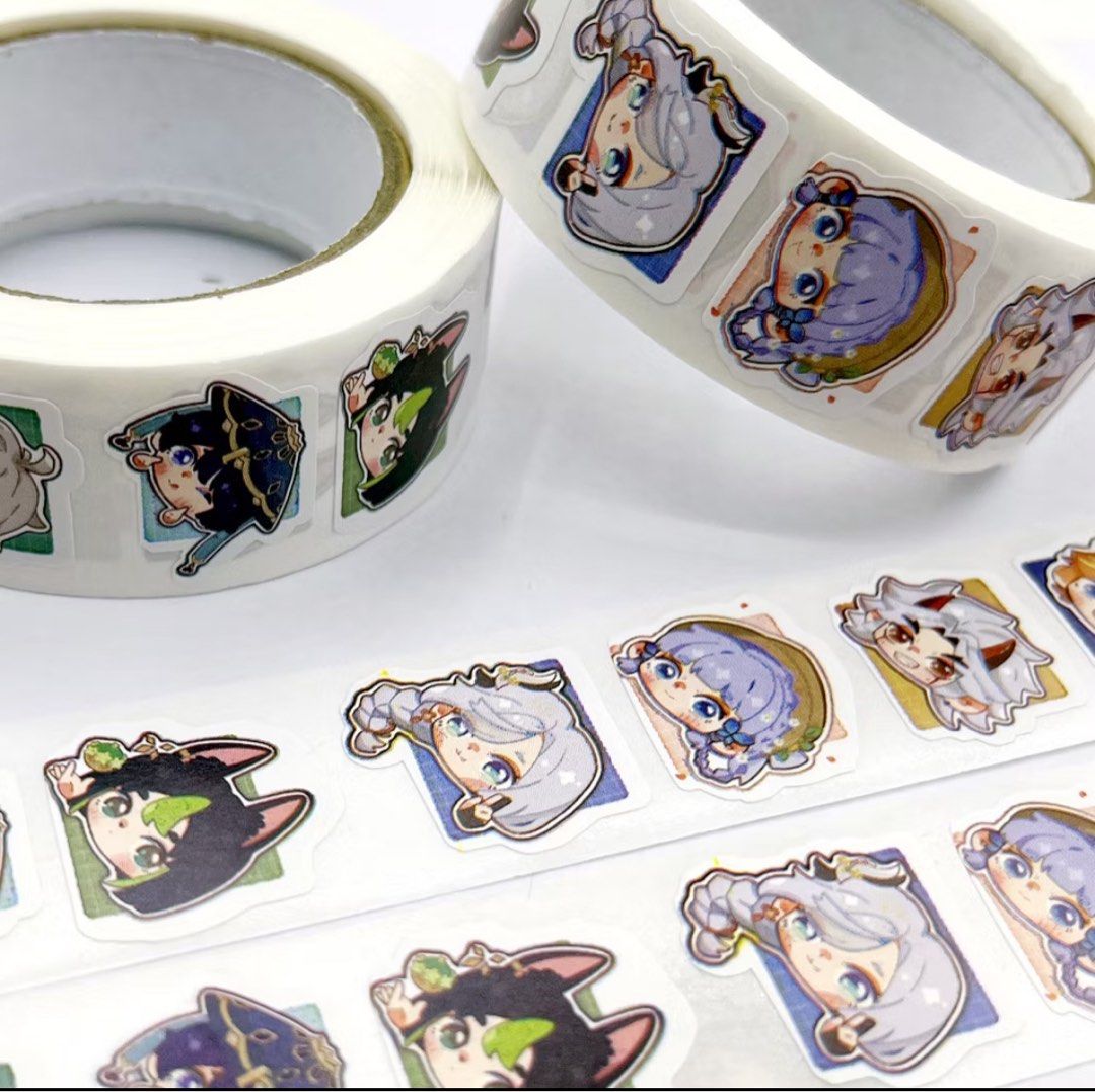 genshin impact stickers raiden shogun dehya tartaglia childe arattaki ...