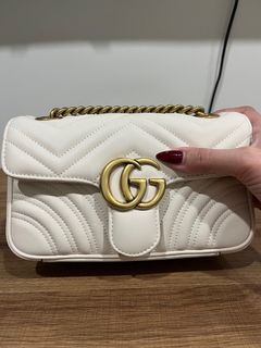 Gucci marmont bag white online