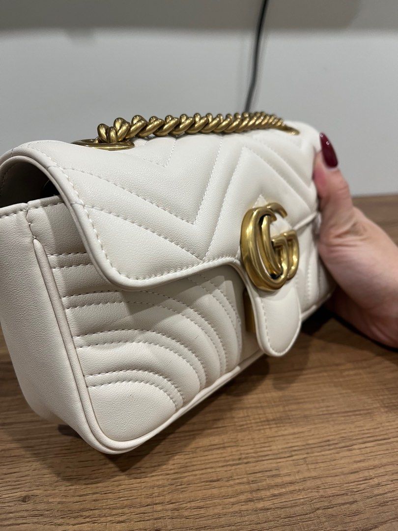 Gucci marmont clutch white hotsell