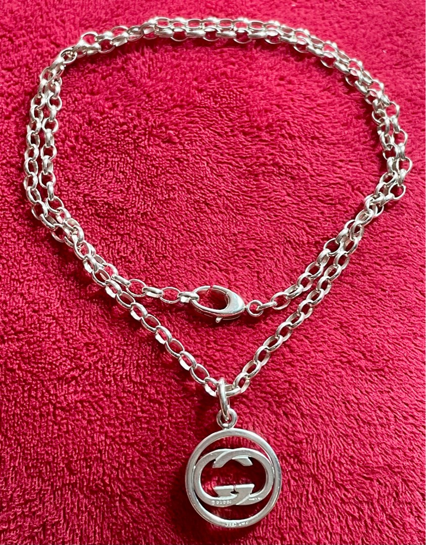 Gucci interlocking g necklace on sale