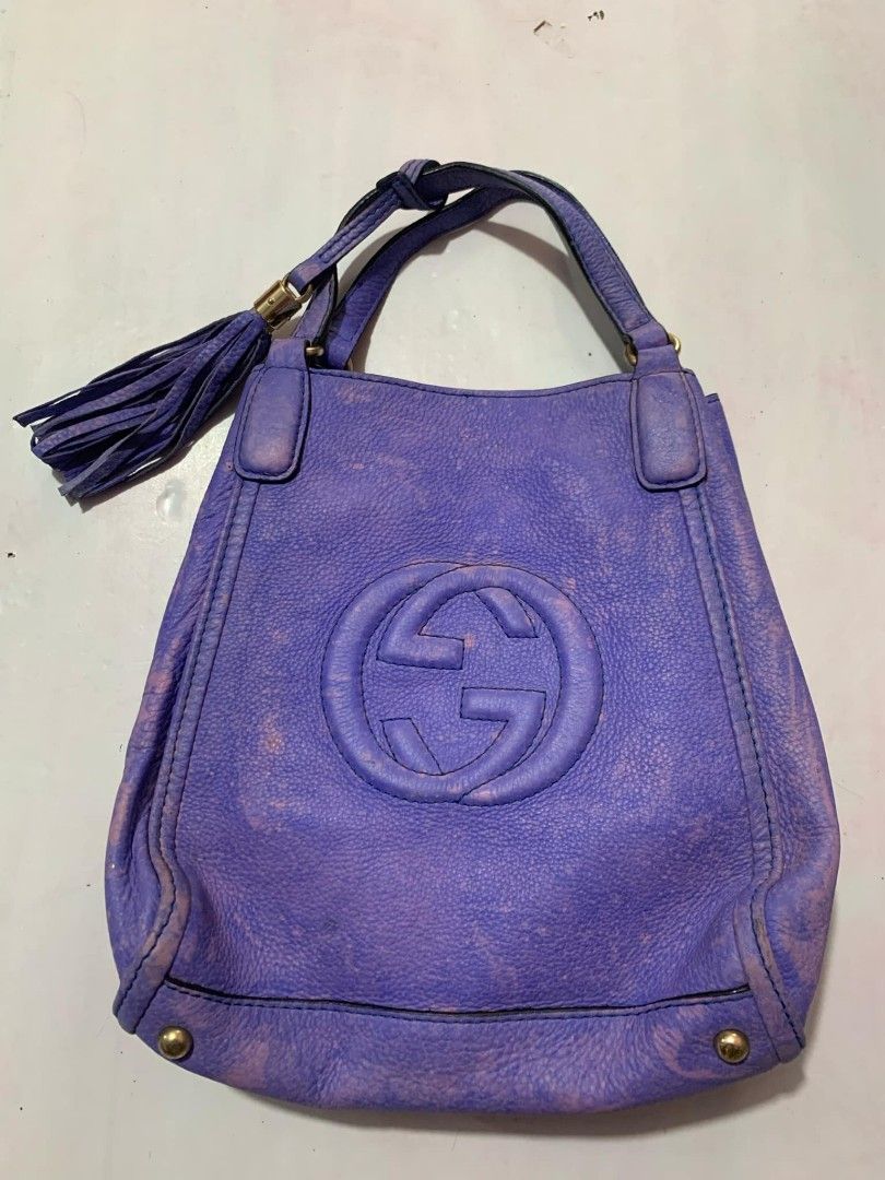 Gucci bag purple sales
