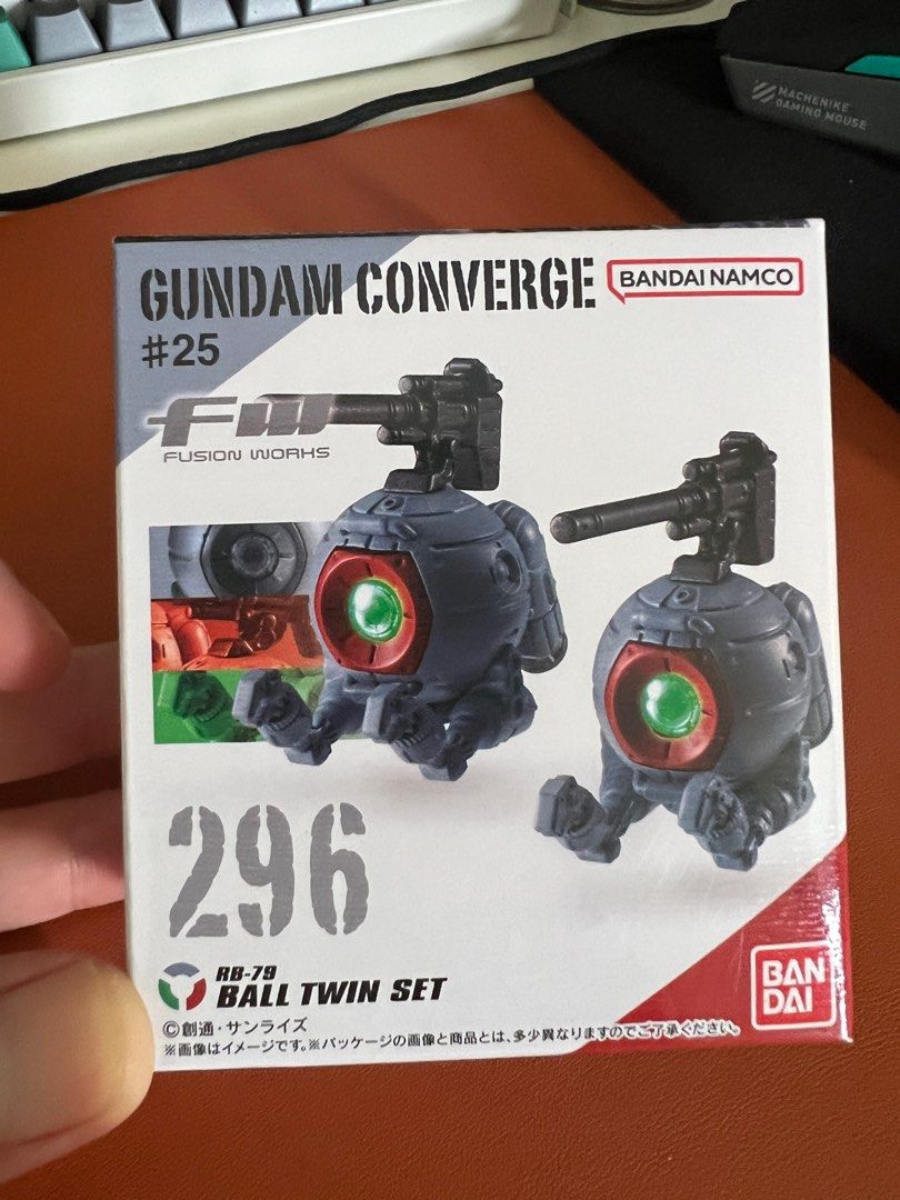 Gundam Converge #293 & #296 - Wing Gundam & Ball Twin Set (Category: Gundam Model Kits) located in Singapore. Submitted by mixiaomi412 (Listing ID 1336519263, Image 3). Description: Selling two brand new boxes of Gundam Converge as a set at 30. Wing Gundam #293 and Ball Twin Set # 296.