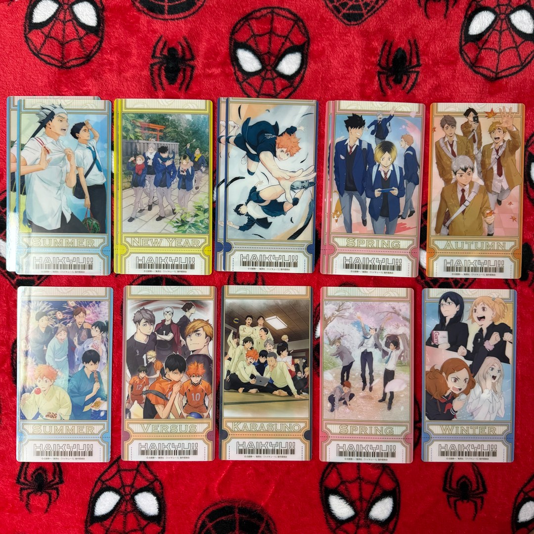 Haikyuu!! Visual Clear Ticket, Hobbies & Toys, Memorabilia ...