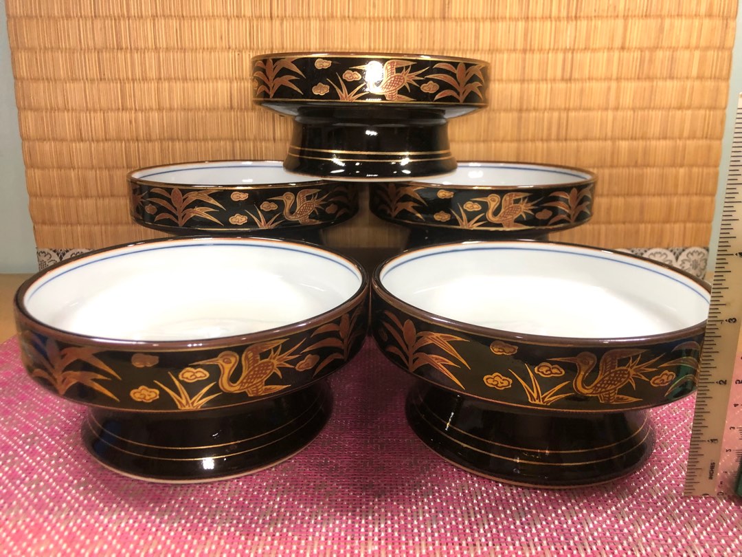 Hashimura Manshozo beautiful and unique high porcelain bowl from Japan ...