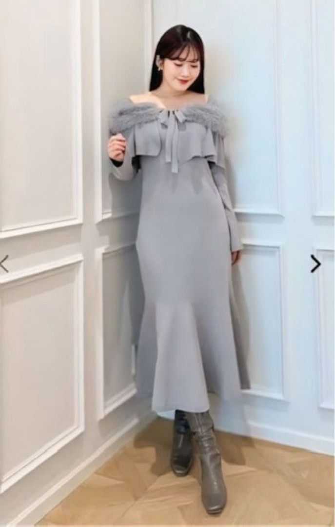 her lip to Ritz Faux Fur Mermaid Dress