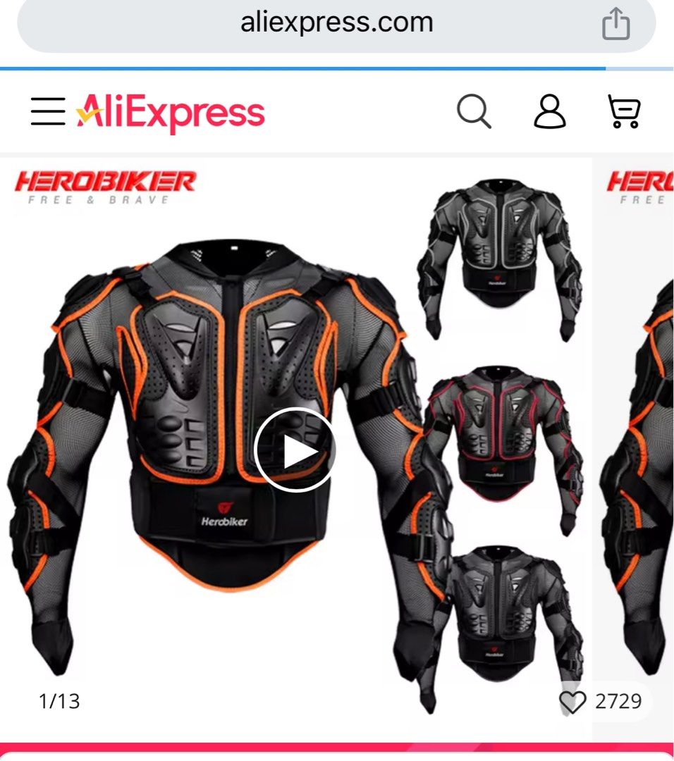 Herobiker armor hot sale