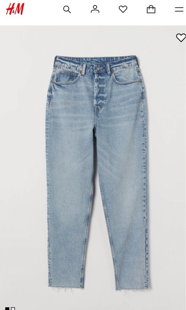 H&m Slim Mom Mom Jeans High Waist H&m Mom Fit Mom Jeans