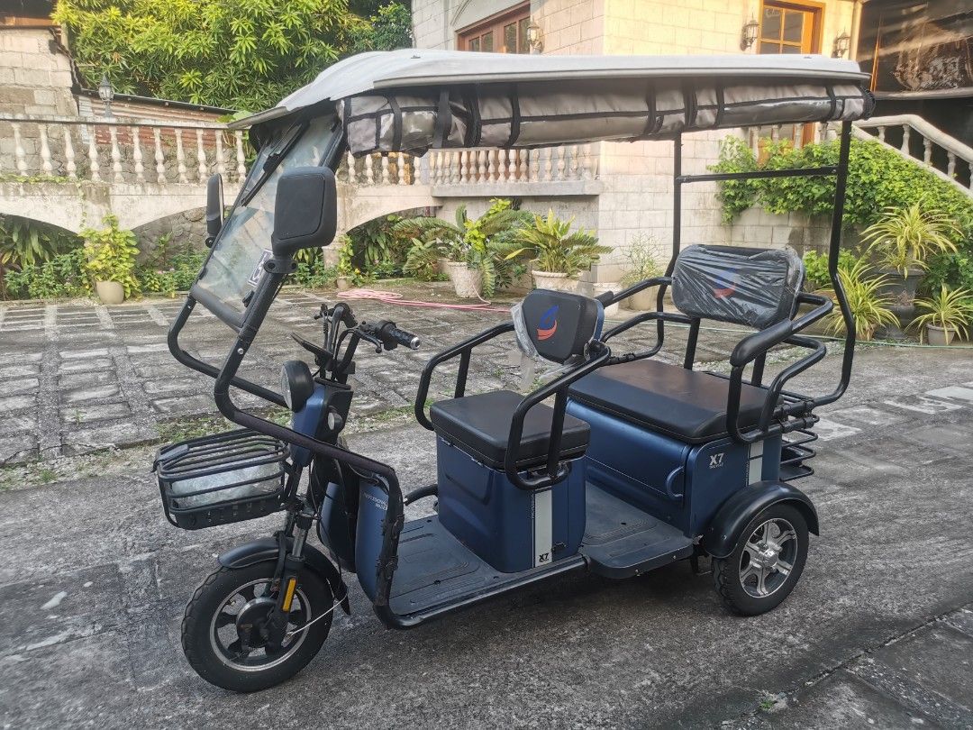 Jonson eBike Foddy X7 (Category: Bicycles) located in Pateros City. Submitted by bernics (Listing ID 1286045146, Image 2). Description: JONSON EBIKE FODDY X7 - Unused for more than a year - 3 months used but not abused - Senior Citizen owner - no issues - newly replaced 48V25AH battery Location: Pateros Bayan JONSON EBIKE FODDY X7 SPECIFICATIONS ✅ MOTOR: 800 WATTS ✅ BATTERY: 48V/25AH ✅ SPEED: 30-35 KMPH ✅ DISTANCE FULL CHARGE: 55-65 KPH ✅ CAPACIT